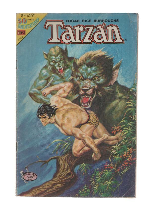 TARZAN - Serie Avestruz, Año VI Numero 3-110: UN LABORATORIO FANTASTICO (NOVARO 1980)