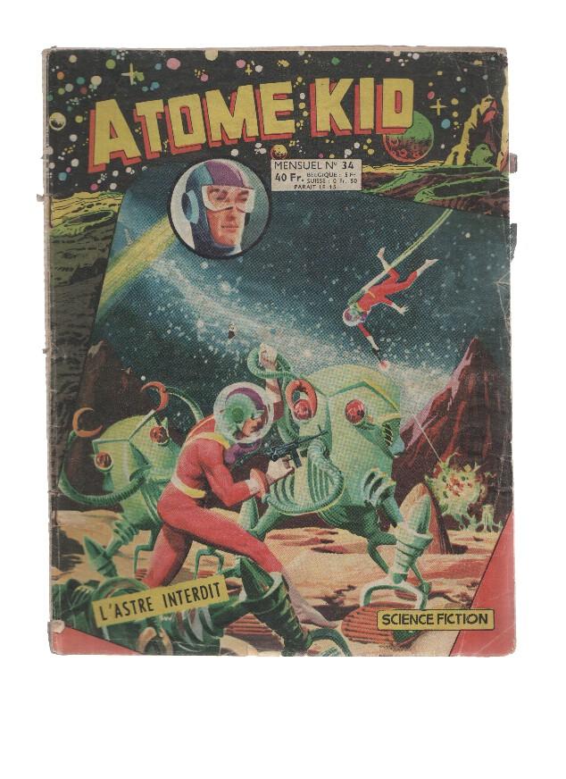 ATOME KID MENSUEL, Numero 34: L'ASTRE INTERDIT (Artima - Tourcoing 1959)