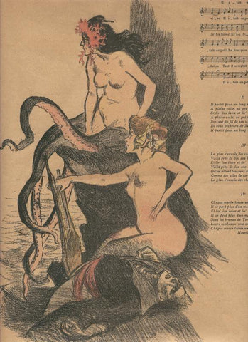 Lamina numerada 094: Pagina publicacion Gil Blas del 5 janvier 1900: La chanson du petit navire