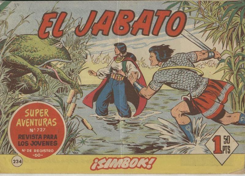 El Jabato original numero 234 (numerado 1 en trasera)