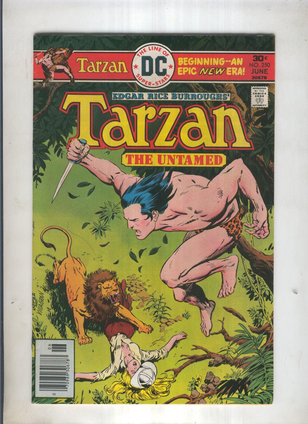 TARZAN THE UNTAMED DC Numero 250: The untamed part 1