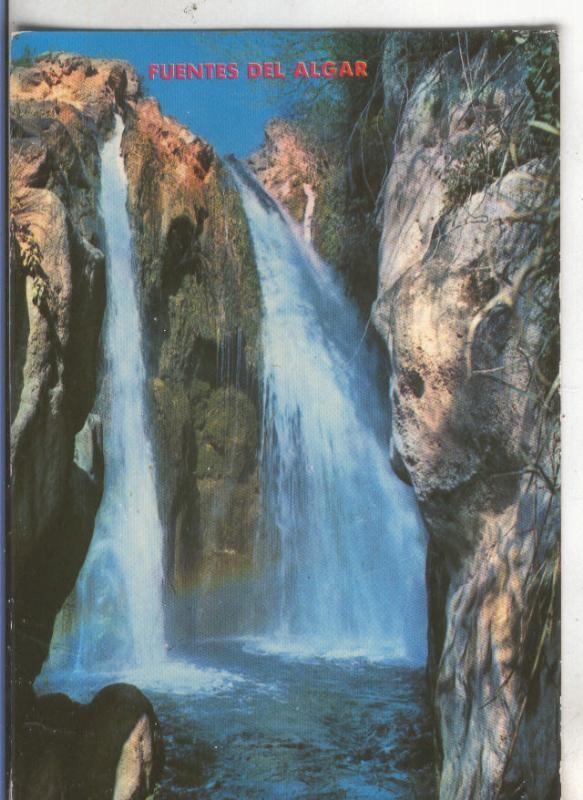 Postal 4880 : Cascadas Toll de la Caldera en Rio Algar en Callosa de Ensarria-Alicante