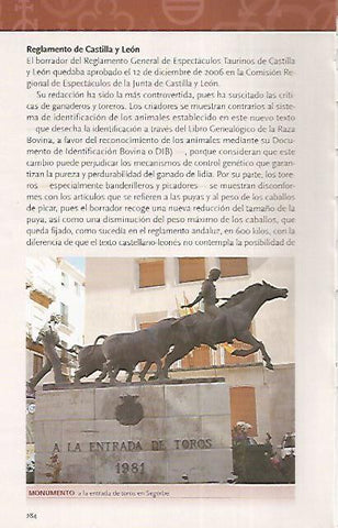 LAMINA COSSIO 50634: Monumento a los toros en Segorbe