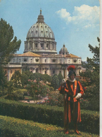 Postal 008386: Jardines del Vaticano en Roma