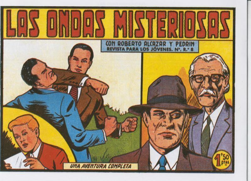 Roberto Alcazar y Pedrin facsimil numero 0366: Las ondas misteriosas
