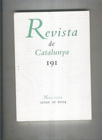 Revista de catalunya numero 191