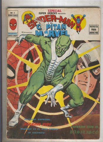 SPECIAL SUPER HEROES numero 08: SPIDERMAN (1contraportada)