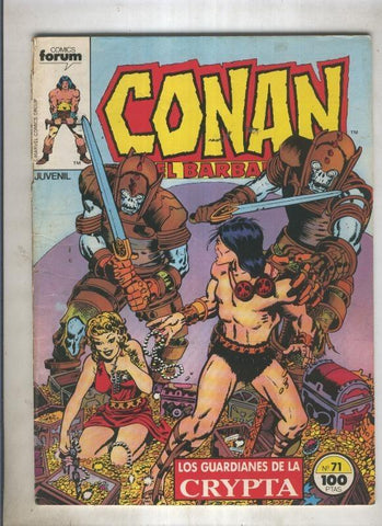 Conan el Barbaro primera edicion numero 071 (numerado 5 en trasera)