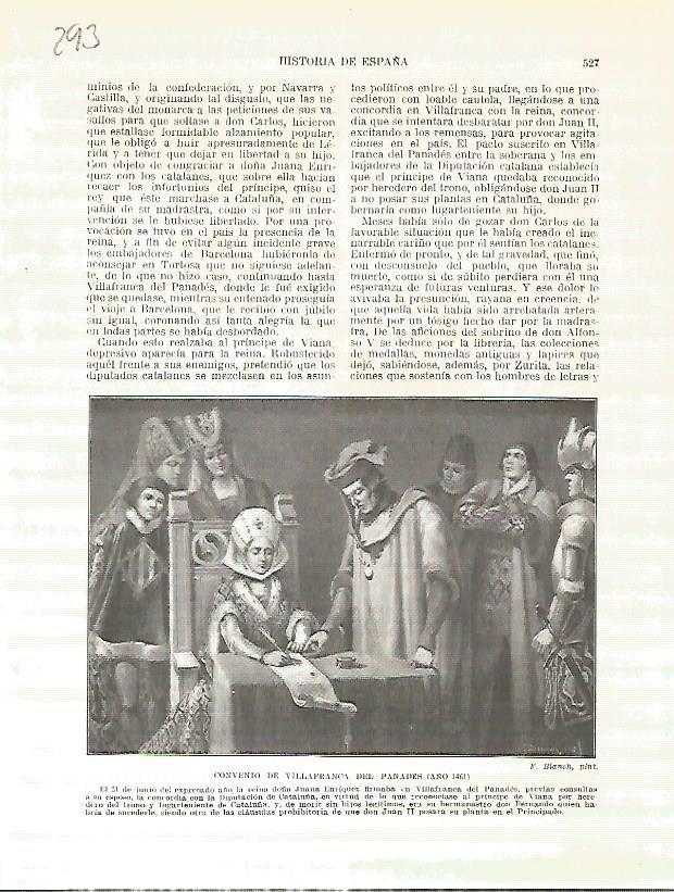 LAMINA 4806: Convenio de Vilafranca del Penedes año 1461