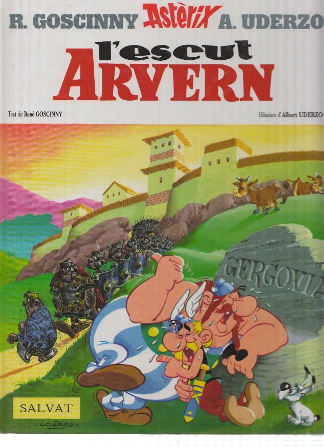 Asterix Salvat, Numero 11: ASTERIX I L'ESCUT AVERN (1a Edicion, SALVAT, 1999)