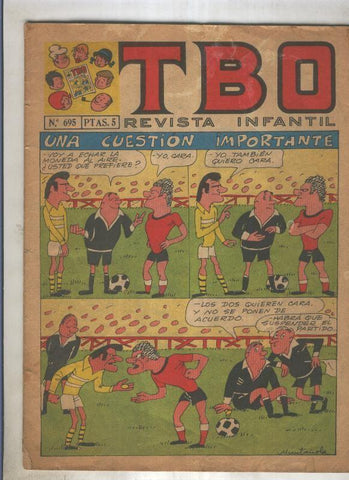 TBO numero 695: Una cuestion importante (Muntañola), (numerado 2 en trasera)