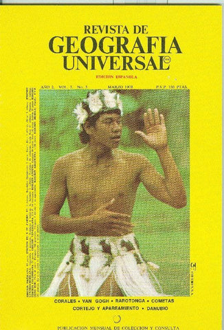Revista de Geografia Universal volumen 3  numero 3 marzo 1978: Corales