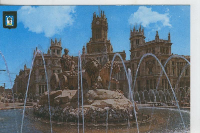 Postal 008180: La Cibeles en Madrid