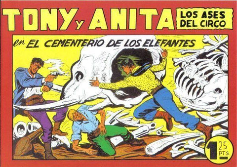 Tony y Anita facsimil numero 145: El cementerio de los elefantes