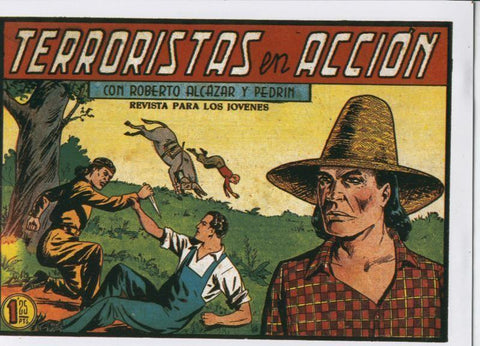 Roberto Alcazar y Pedrin facsimil numero 0337: Terrroristas en accion
