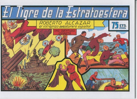 Roberto Alcazar y Pedrin facsimil numero 0065: El tigre de la Estatoesfera