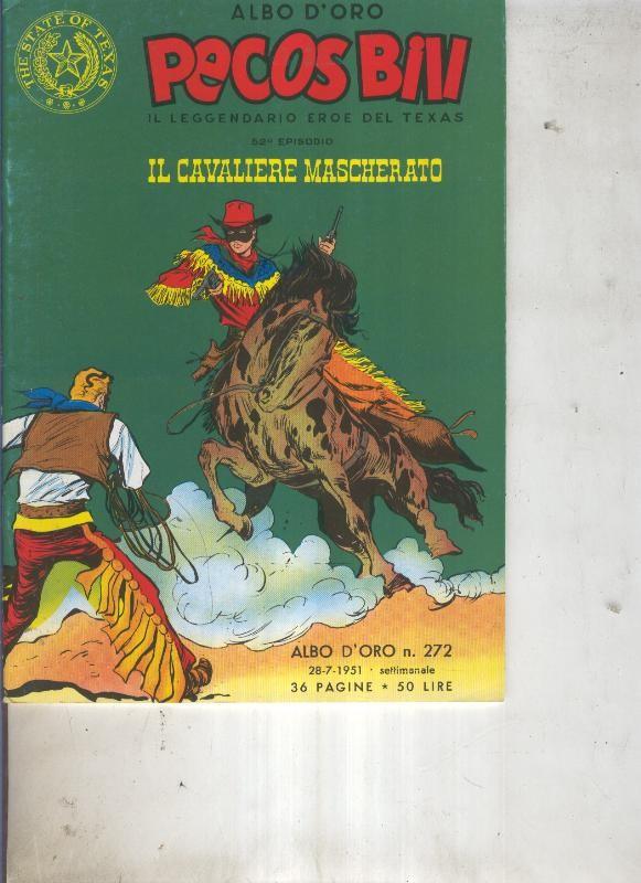 Pecos Bill numero 272 Il cavaliere mascherato