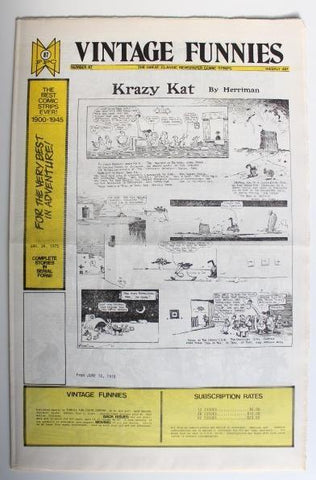 VINTAGE FUNNIES No.087 - The Great Classic Newspaper Comic Strips (1975)