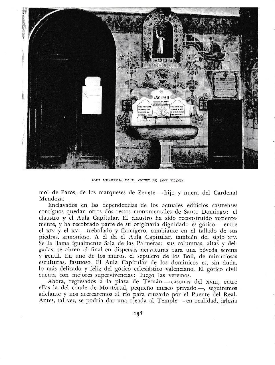 LAMINA 5916: Agua milagrosa en el Pouet de Sant Vicent