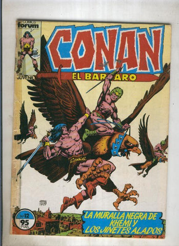 Conan el Barbaro primera edicion numero 012 (numerado 1 en trasera)