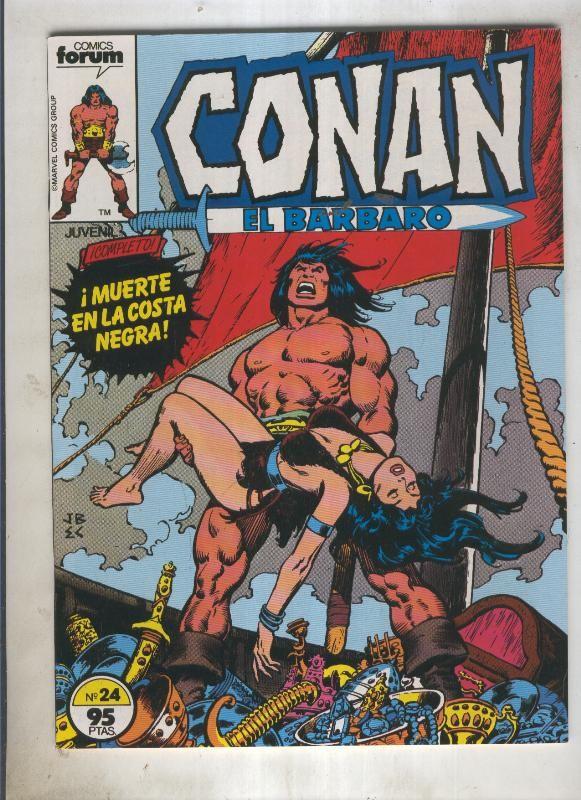 Conan el Barbaro primera edicion numero 024 (numerado 1 en trasera)