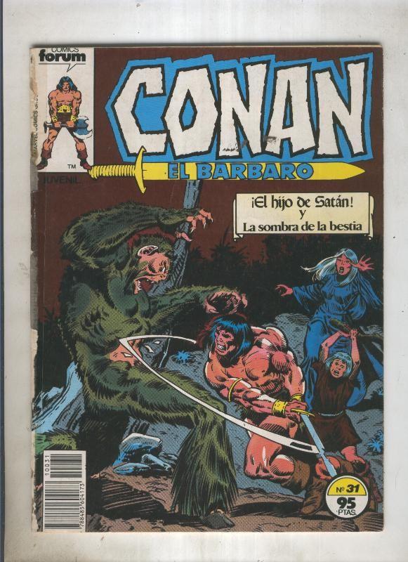 Conan el Barbaro primera edicion numero 031 (numerado 1 en trasera)