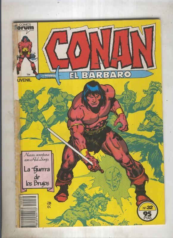 Conan el Barbaro primera edicion numero 032 (numerado 1 en trasera)