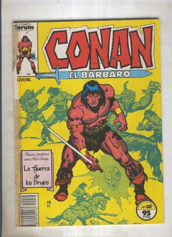 Conan el Barbaro primera edicion numero 032 (numerado 1 en trasera)
