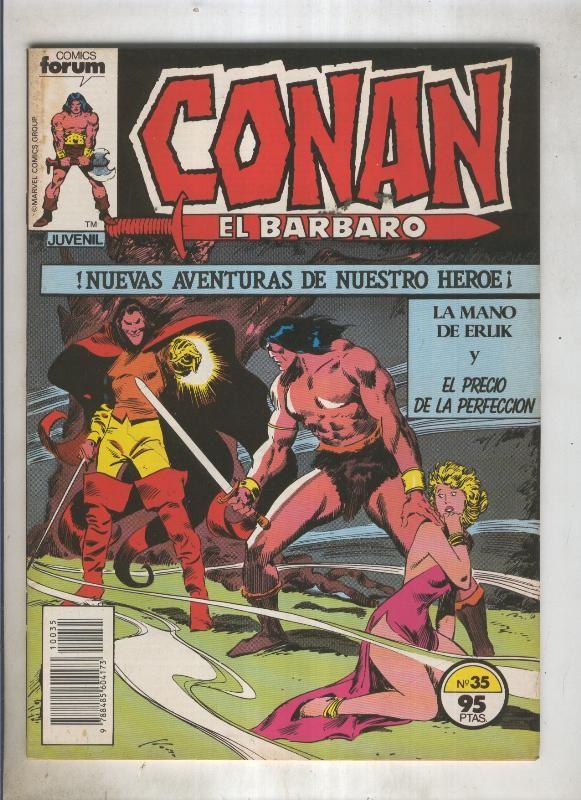 Conan el Barbaro primera edicion numero 035 (numerado 1 en trasera)
