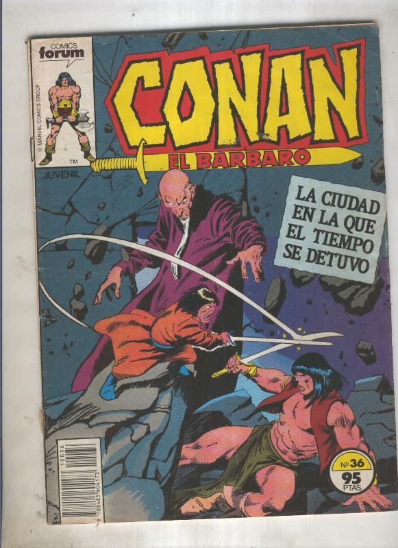 Conan el Barbaro primera edicion numero 036 (numerado 1 en trasera)