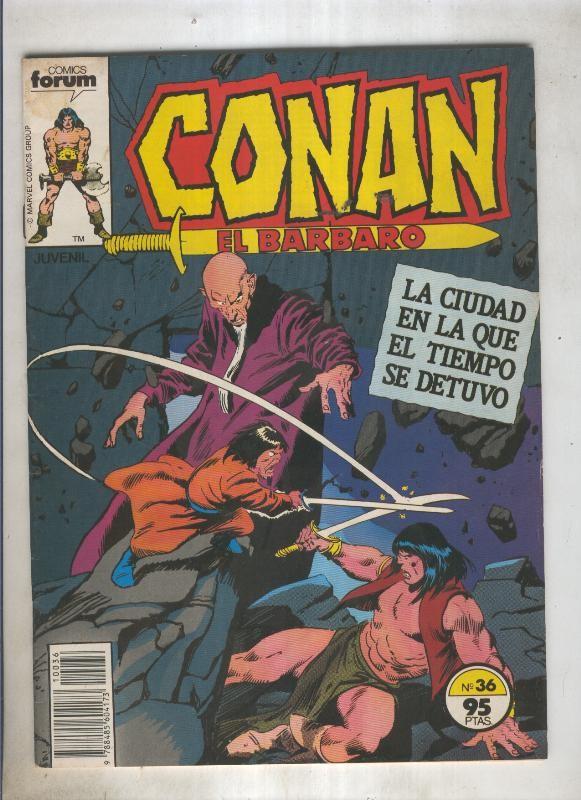 Conan el Barbaro primera edicion numero 036 (numerado 3 en trasera)