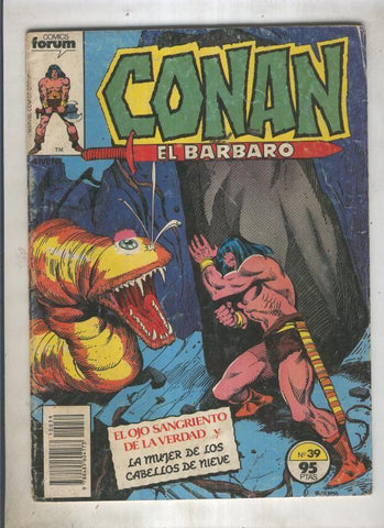 Conan el Barbaro primera edicion numero 039 (numerado 3 en trasera)