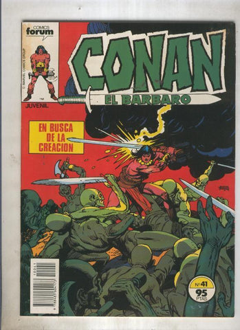 Conan el Barbaro primera edicion numero 041 (numerado 3 en trasera)