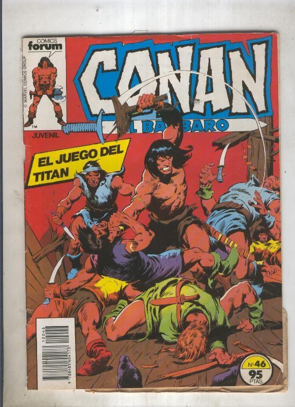 Conan el Barbaro primera edicion numero 046 (numerado 4 en trasera)