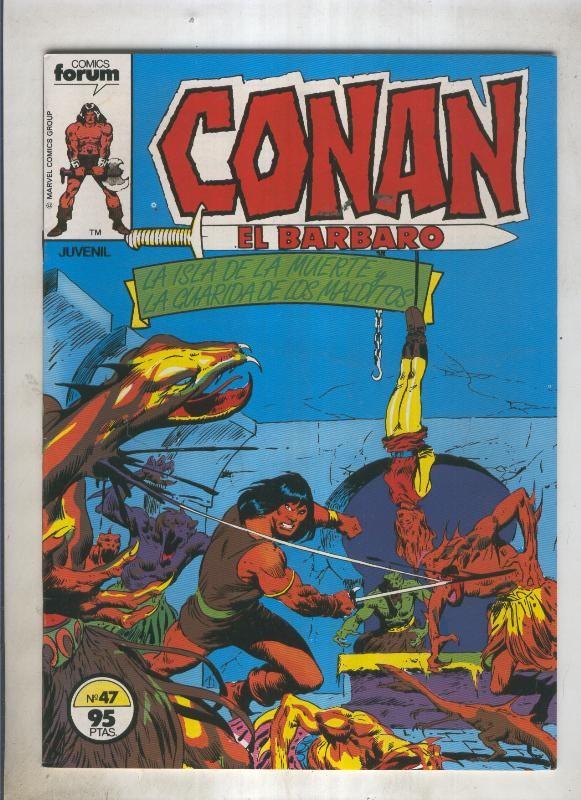 Conan el Barbaro primera edicion numero 047 (numerado 1 en trasera)