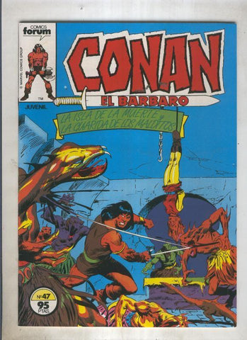 Conan el Barbaro primera edicion numero 047 (numerado 1 en trasera)