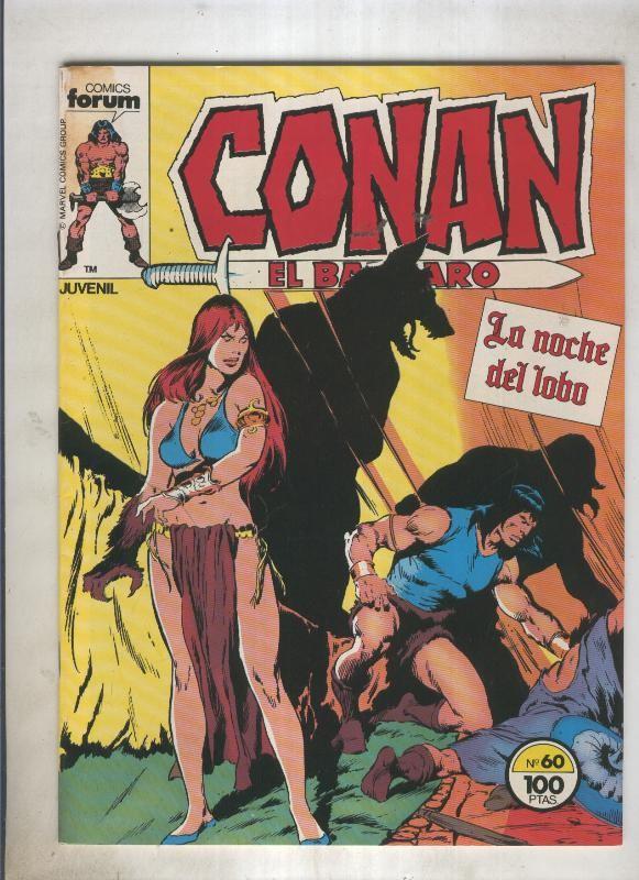 Conan el Barbaro primera edicion numero 060 (numerado 2 en trasera)