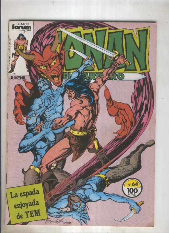 Conan el Barbaro primera edicion numero 064 (numerado 4 en trasera)