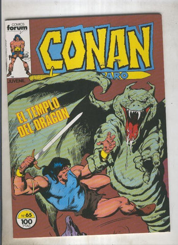 Conan el Barbaro primera edicion numero 065 (numerado 2 en trasera)