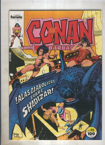 Conan el Barbaro primera edicion numero 070 (numerado 4 en trasera)