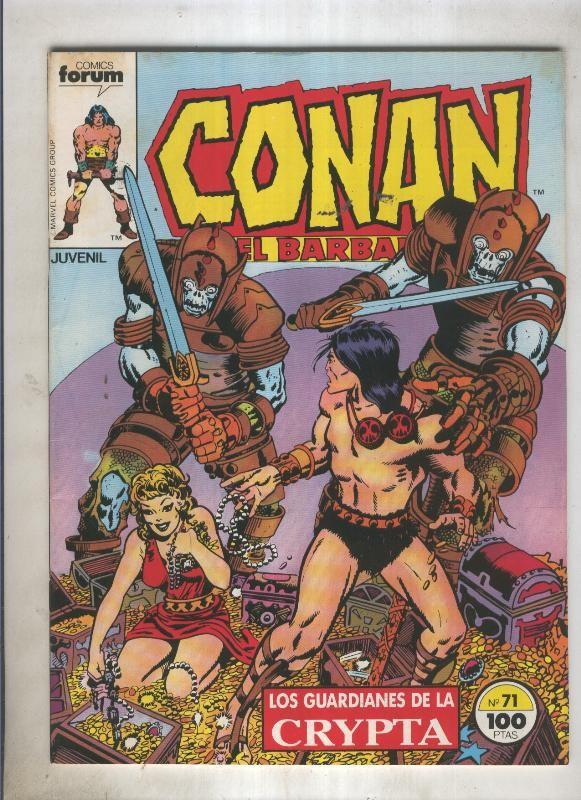 Conan el Barbaro primera edicion numero 071 (numerado 2 en trasera)