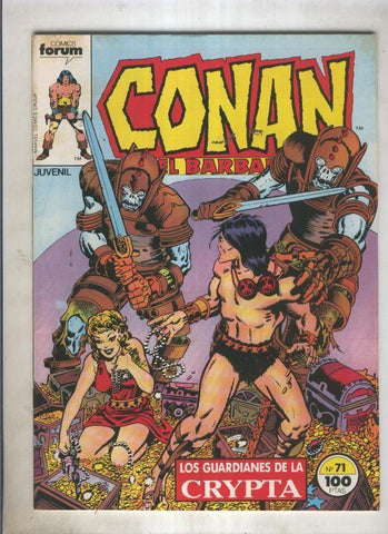 Conan el Barbaro primera edicion numero 071 (numerado 2 en trasera)