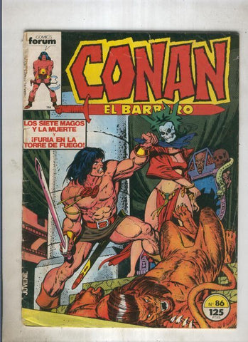 Conan el Barbaro primera edicion numero 086 (numerado 3 en trasera)