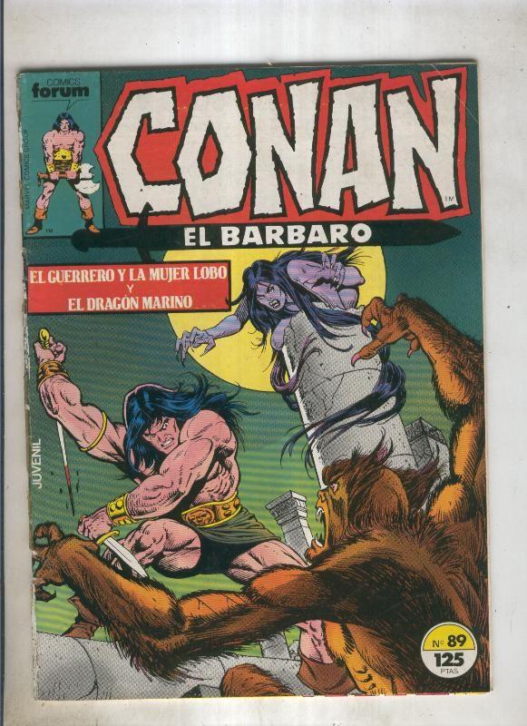 Conan el Barbaro primera edicion numero 089 (numerado 3 en trasera)