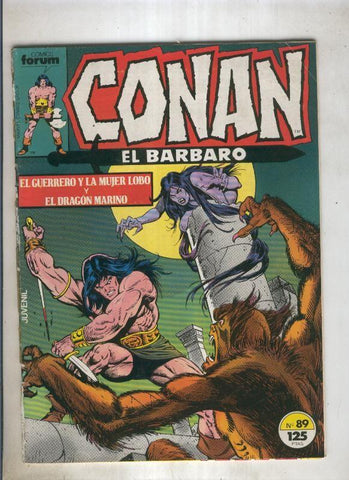 Conan el Barbaro primera edicion numero 089 (numerado 3 en trasera)