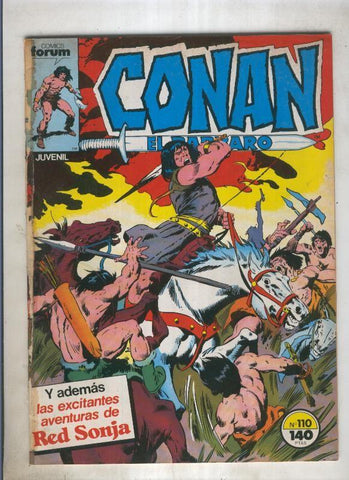 Conan el Barbaro primera edicion numero 110 (numerado 1 en trasera)