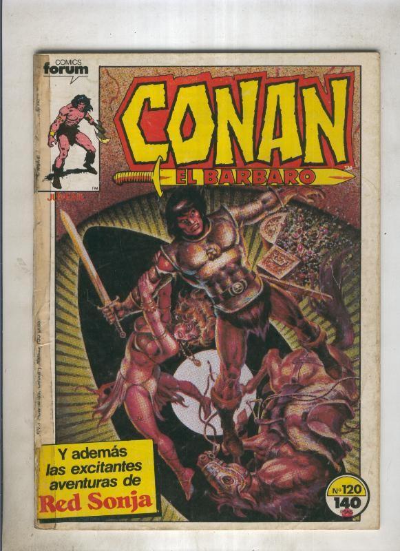 Conan el Barbaro primera edicion numero 120 (numerado 5 en trasera)