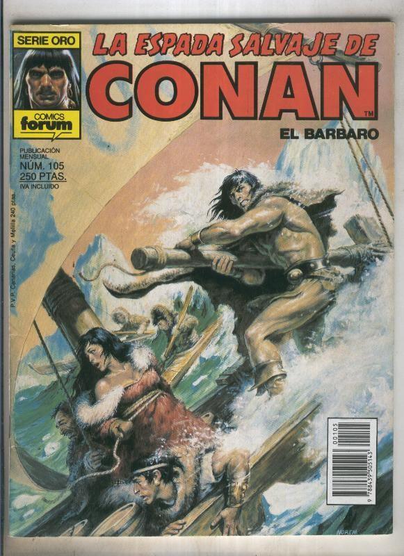La espada de conan el barbaro numero 105