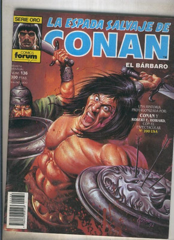 La espada de conan el barbaro numero 136