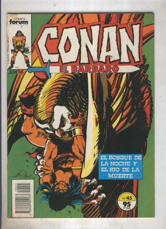Conan el Barbaro primera edicion numero 045 (numerado 4 en trasera)
